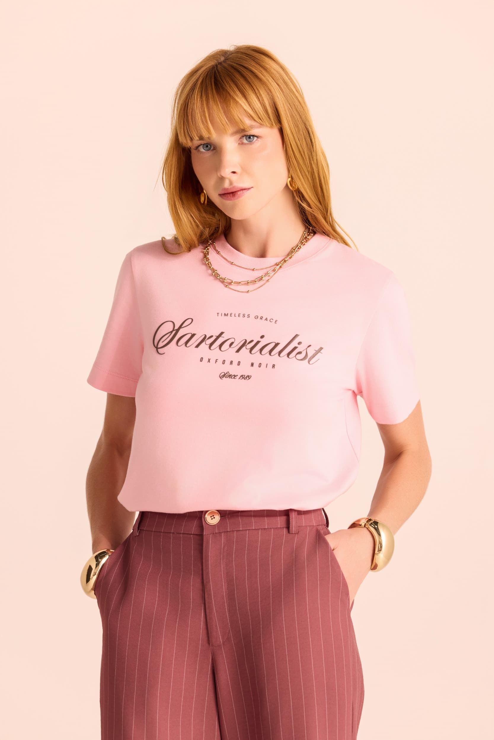 Camiseta Em Malha Sartorialist